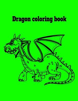 Book cover for Dragon coloring book