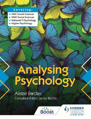 Book cover for Analysing Psychology: HNC/HND Social Sciences & National 5/Higher Psychology