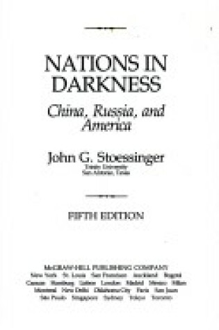 Cover of Nations in Darkness