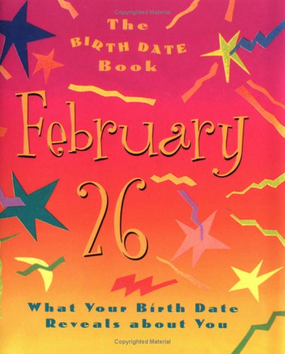 Book cover for The Birth Date Book February 26