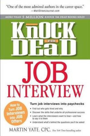 Cover of Knock 'em Dead Job Interview