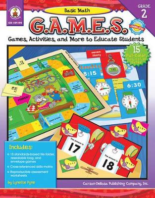 Cover of Basic Math G.A.M.E.S., Grade 2