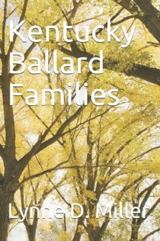 Cover of Kentucky Ballard Families