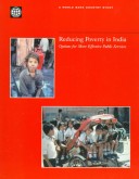 Book cover for Reducing poverty in India