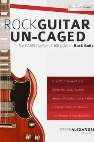 Cover of The Caged System and 100 Licks for Rock Guitar