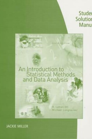 Cover of An Introduction to Statistical Methods and Data Analysis Student Solutions Manual