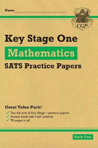 Cover of KS1 Maths SATS Practice Papers: Pack 2 (for end of year assessments)