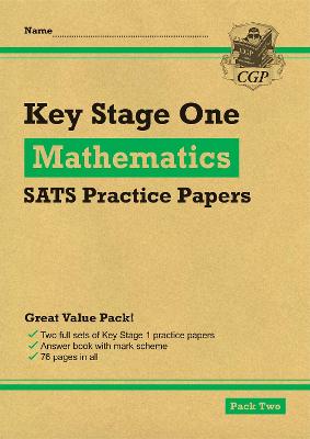 Book cover for KS1 Maths SATS Practice Papers: Pack 2 (for end of year assessments)