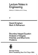 Book cover for Boundary Integral Equation Analysis of Singular, Potential, and Biharmonic Problems