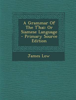 Book cover for A Grammar of the T'Hai