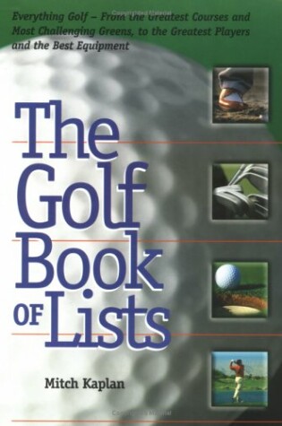 Cover of The Golf Book of Lists