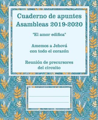 Book cover for Cuaderno de apuntes asambleas 2019-2020