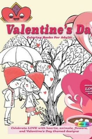 Cover of Valentines day coloring books for adults