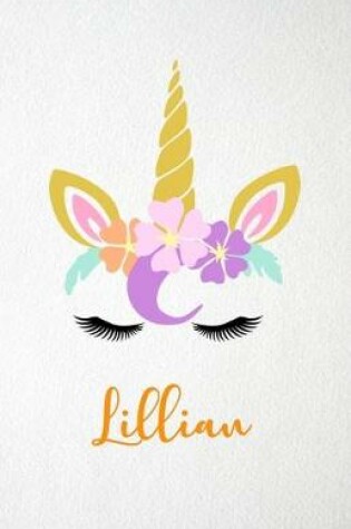 Cover of Lillian A5 Lined Notebook 110 Pages