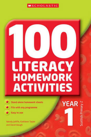 Cover of 100 Literacy Homework Activities Year 1