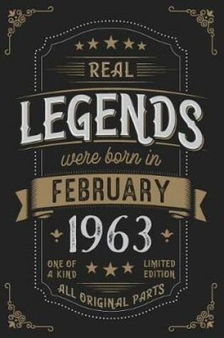 Cover of Real Legendes were born in February 1963