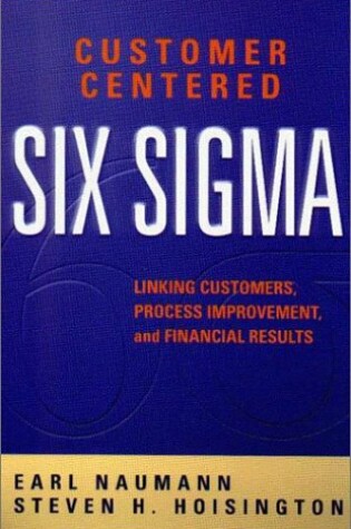 Cover of Customer Centered Six Sigma