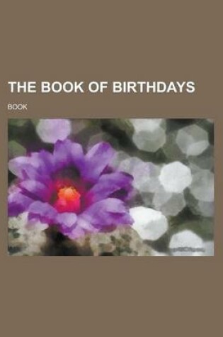 Cover of The Book of Birthdays