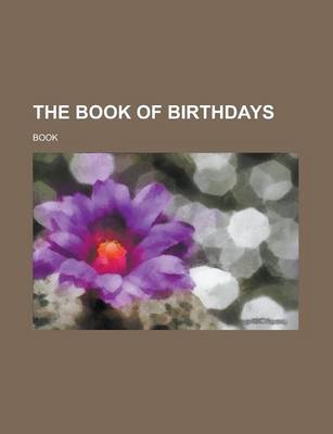 Book cover for The Book of Birthdays