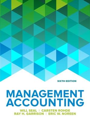 Book cover for Management Accounting, 6e