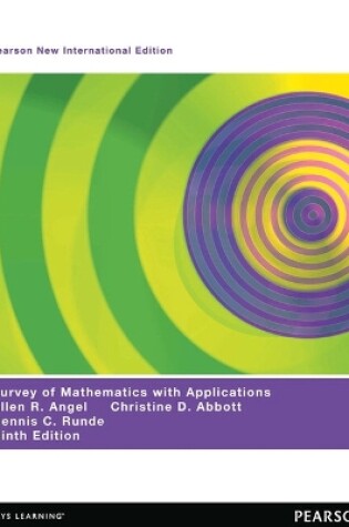 Cover of A Survey of Mathematics with Applications: Pearson New International Edition