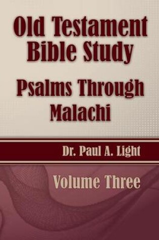 Cover of Old Testament Bible Study, Psalms Through Malachi