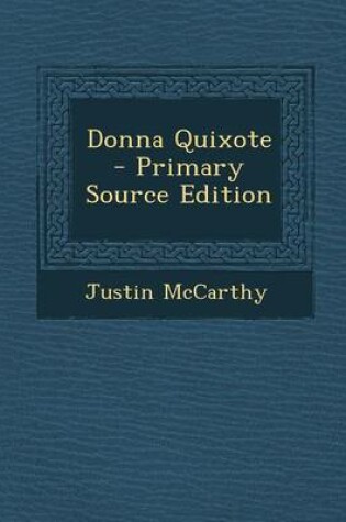 Cover of Donna Quixote