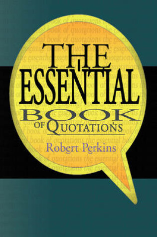 Cover of The Essential Book of Quotations