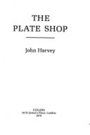 Cover of Plate Shop