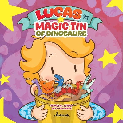 Book cover for Lucas and the Magic Tin of Dinosaurs