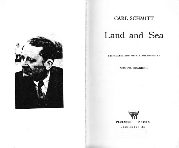 Book cover for Land and Sea