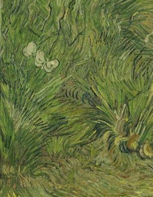 Book cover for Garden with Butterflies, Vincent Van Gogh. Ruled Journal