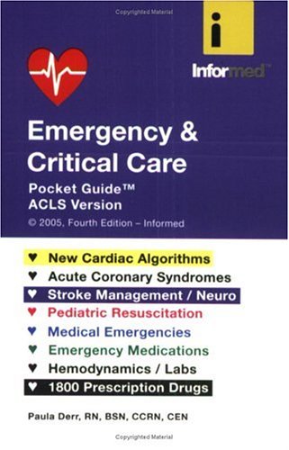 Book cover for Emergency and Critical Care Pocket Guide ACLS Version