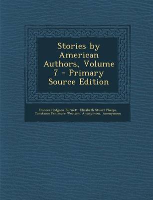 Book cover for Stories by American Authors, Volume 7