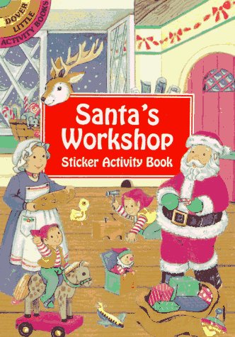 Book cover for Santa's Workshop Sticker Activity Book