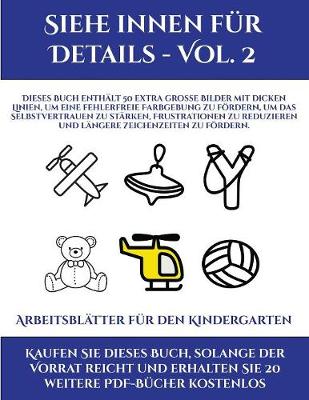 Book cover for Arbeitsblätter für den Kindergarten (Siehe innen für Details - Vol. 2)