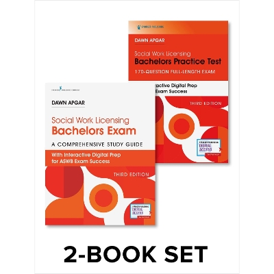 Book cover for Social Work Licensing Bachelors Exam Guide and Practice Test Set