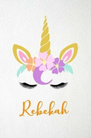 Cover of Rebekah A5 Lined Notebook 110 Pages