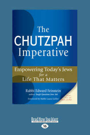 Cover of The Chutzpah Imperative