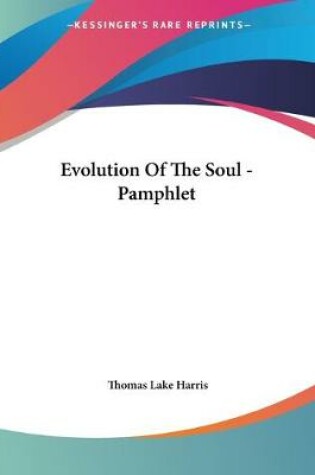 Cover of Evolution Of The Soul - Pamphlet