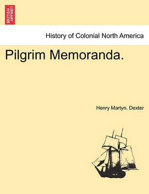 Book cover for Pilgrim Memoranda.