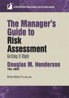 Book cover for The Manager's Guide to Risk Assessment