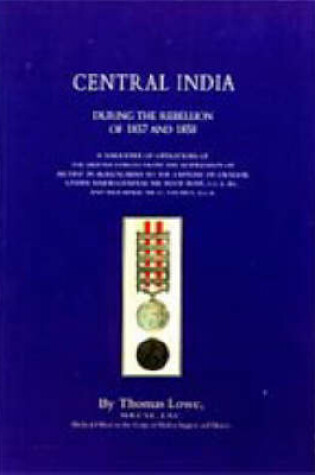 Cover of Operations of the British Army in Central India