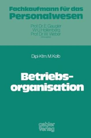 Cover of Betriebsorganisation