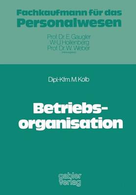 Book cover for Betriebsorganisation