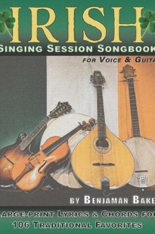 Cover of Irish Singing Session Songbook for Voice and Guitar