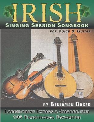 Cover of Irish Singing Session Songbook for Voice and Guitar