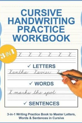 Cover of Cursive Handwriting Practice Workbook