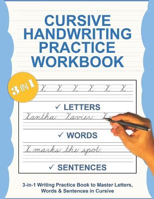 Book cover for Cursive Handwriting Practice Workbook