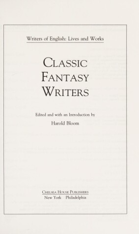 Cover of Classic Fantasy Writers